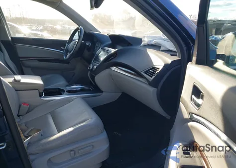 2017 Acura Mdx Technology Package z USA, uszkodzony, nr VIN 5FRYD4H51HB025466